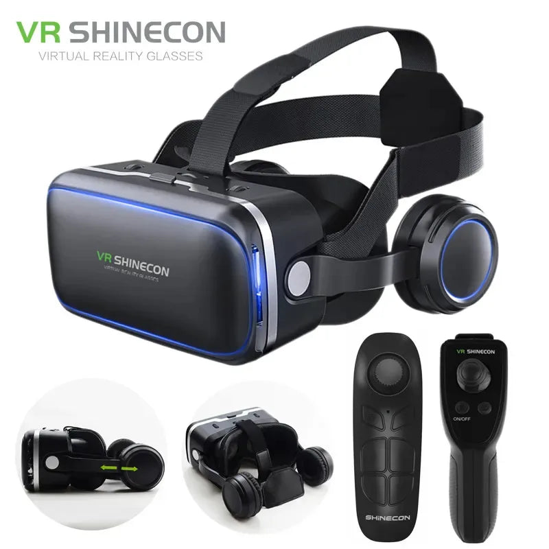 VR Headset with Remote Control – Ultimate Virtual Reality Gaming & Entertainment