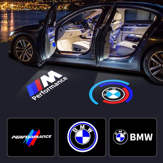 BMW LED Car Door Logo Projector Light – Illuminated Emblem for Your Vehicle