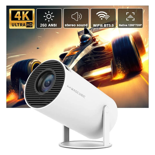 4K Ultra HD Projector HY300 Pro – Stunning Clarity and Brightness